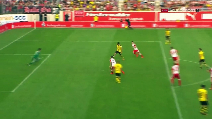 0-3 Hamadi Al Ghaddioui Goal International  Club Friendly - 23.08.2016, Hallescher FC 0-3 Borussia Dortmund