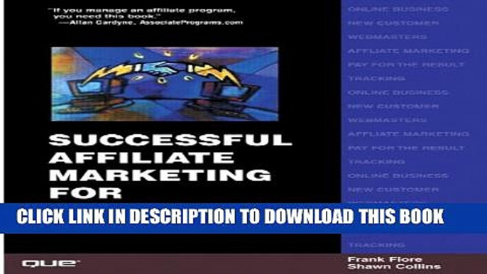 New Book Successful Affiliate Marketing for Merchants