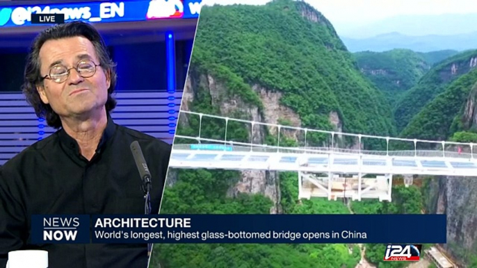 World's longest, highest glass-bottomed bridge opens in China