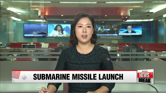 N. Korea fires submarine-launched ballistic missile into East Sea