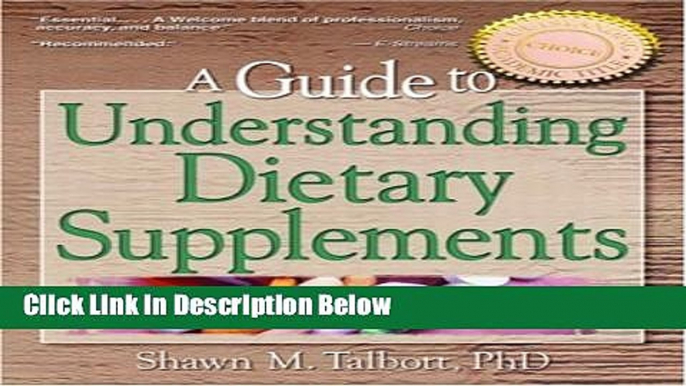 [Best Seller] A Guide to Understanding Dietary Supplements (Nutrition, Exercise, Sports, and