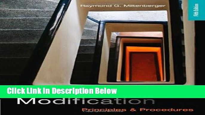 [Best Seller] Behavior Modification: Principles and Procedures Ebooks Reads