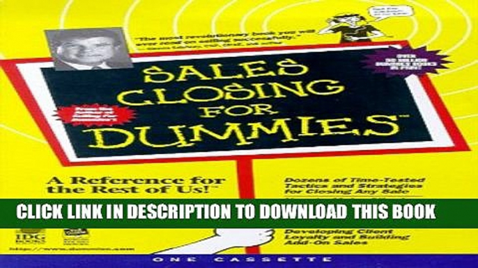 New Book Sales Closing For Dummies