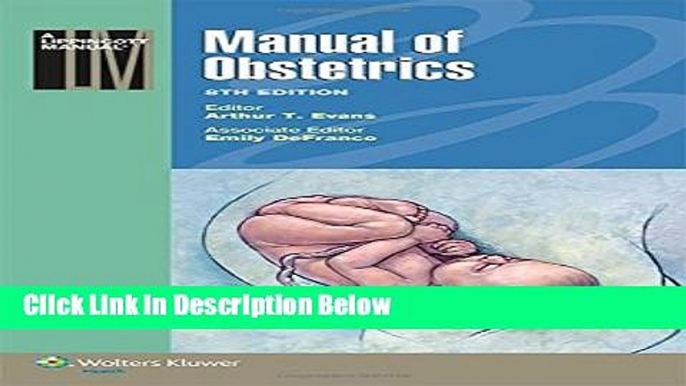 [Fresh] Manual of Obstetrics Online Books