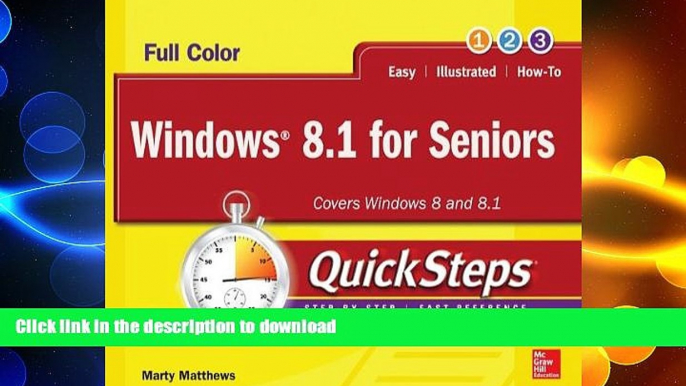 READ BOOK  Windows 8.1 for Seniors QuickSteps FULL ONLINE