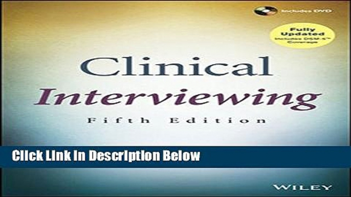 [Best] Clinical Interviewing Free Ebook