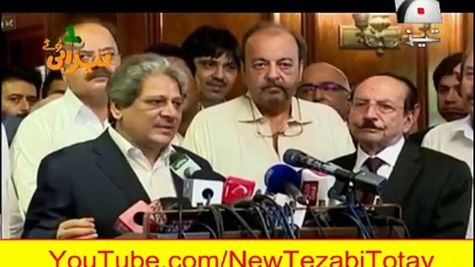 Dr. Ishrat Ul Ibad Funny Punjabi Parody about Qaim Ali Shah - Latest Tezbi Totay 14th August 2016 -