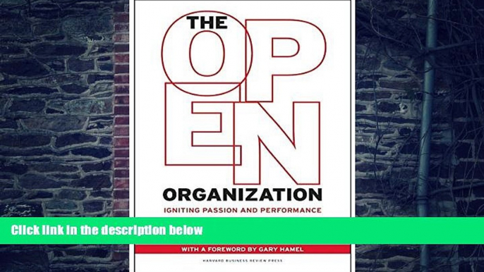 Big Deals  The Open Organization: Igniting Passion and Performance  Free Full Read Most Wanted