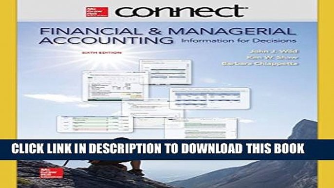 New Book Connect 2 Semester Access Card for Financial and Managerial Accounting