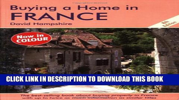 New Book Buying a Home in France: A Survival Handbook