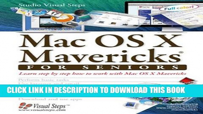 Collection Book Mac OS X Mavericks for Seniors: Learn Step by Step How to Work with Mac OS X