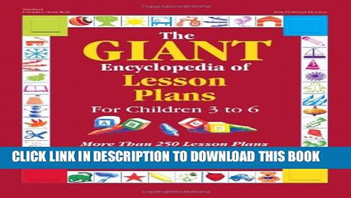 Collection Book The Giant Encyclopedia of Lesson Plans for Children 3 to 6 (GR-18345)