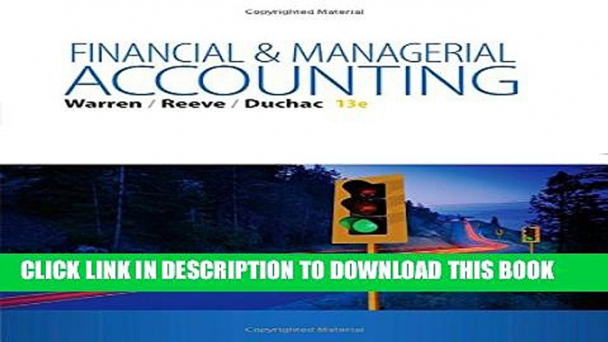 Collection Book Financial   Managerial Accounting