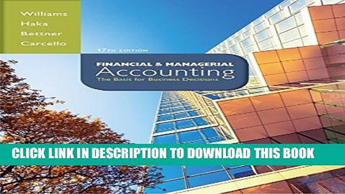 New Book Financial   Managerial Accounting