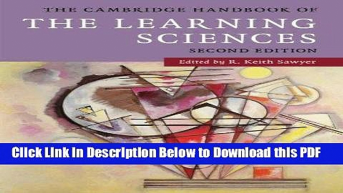 [PDF] The Cambridge Handbook of the Learning Sciences (Cambridge Handbooks in Psychology) Full