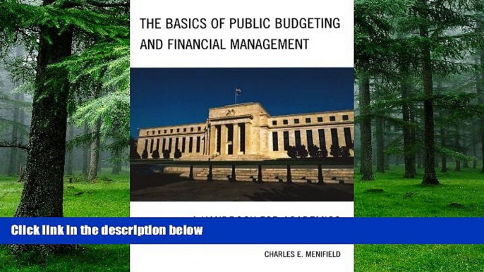 Big Deals  The Basics of Public Budgeting and Financial Management: A Handbook for Academics and