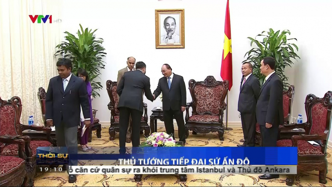 Thủ tướng Nguyễn Xuân Phúc tiếp Đại sứ Ấn Độ