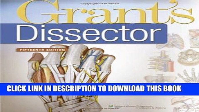 Collection Book Grant s Dissector (Tank, Grant s Dissector) 15th edition