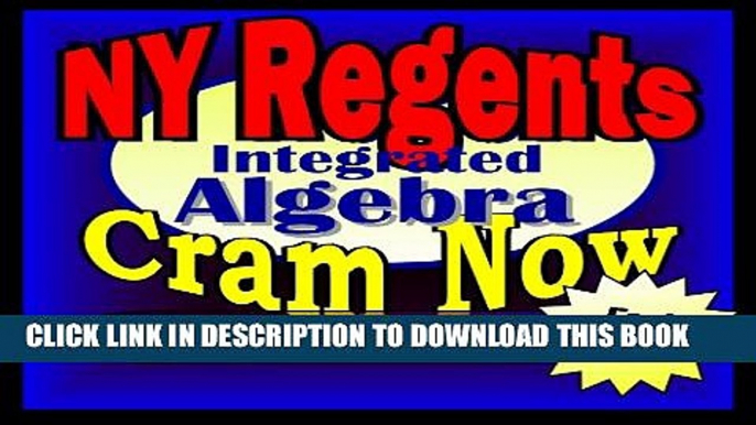 New Book NY Regents Prep Test INTEGRATED ALGEBRA Flash Cards--CRAM NOW!--Regents Exam Review