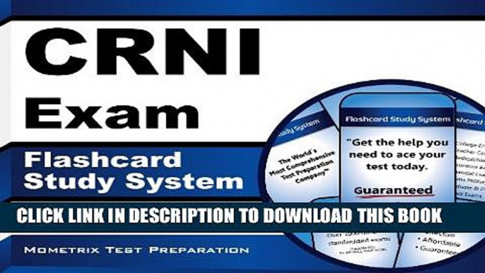 New Book CRNI Exam Flashcard Study System: CRNI Test Practice Questions   Review for the Certified