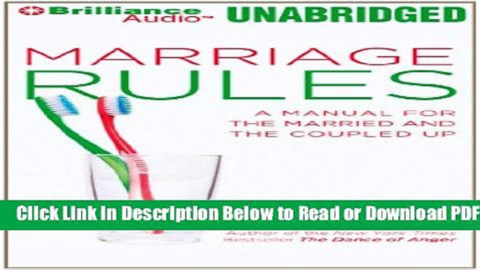 [PDF] Marriage Rules: A Manual for the Married and the Coupled Up Free New