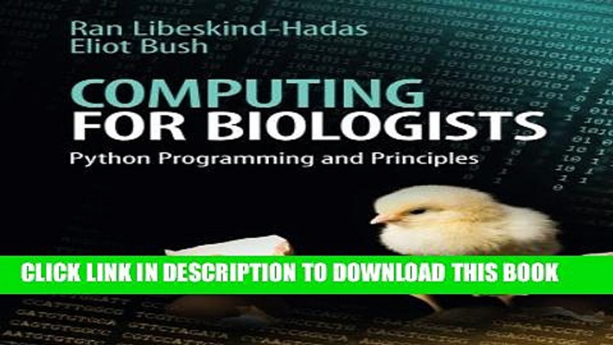 [PDF] Computing for Biologists: Python Programming and Principles Full Online