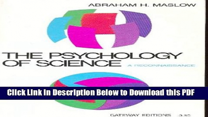 [Read] Psychology of Science: A Reconnaissance Full Online