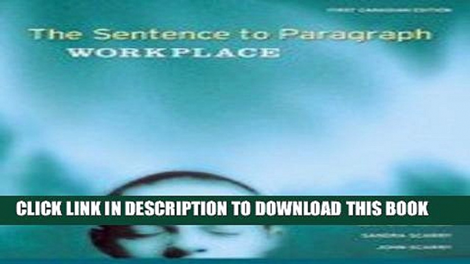 Collection Book The Sentence To Paragraph Workplace