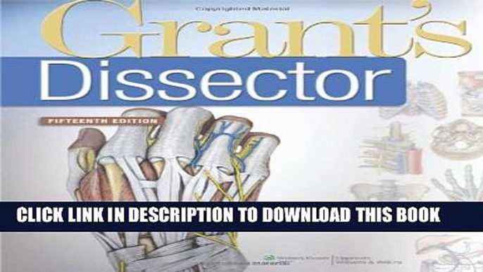 New Book Grant s Dissector (Tank, Grant s Dissector) 15th edition