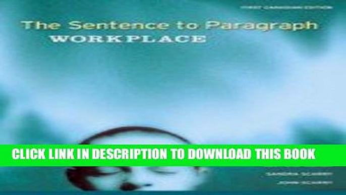 Collection Book The Sentence To Paragraph Workplace