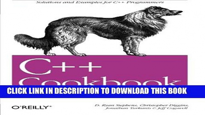 [PDF] C++ Cookbook Full Online