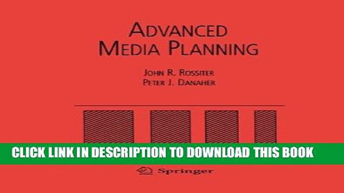 New Book Advanced Media Planning