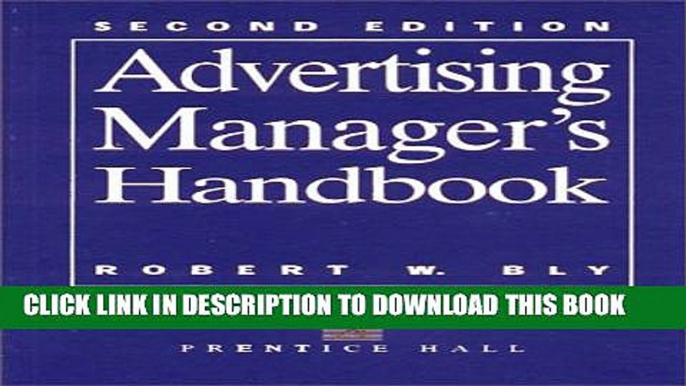 Collection Book Advertising Manager s Handbook