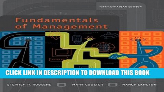 New Book Fundamentals of Management, Fifth Canadian Edition (5th Edition)