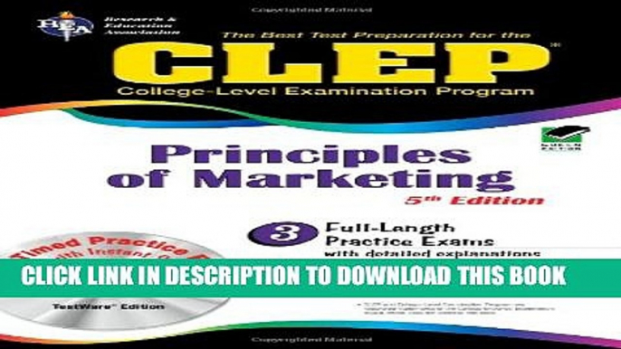Collection Book CLEP Principles of Marketing w/ CD-ROM (CLEP Test Preparation)