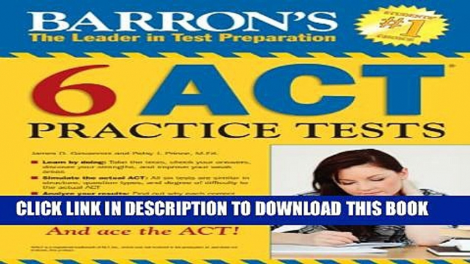 New Book Barron s 6 ACT Practice Tests