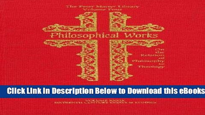 [Reads] Philosophical Works (Sixteenth Century Essays   Studies) Free Books