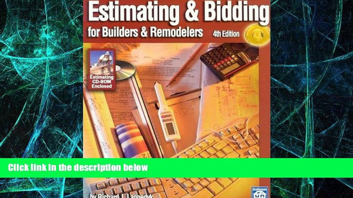 Must Have PDF  Estimating   Bidding for Builders   Remodelers with CDROM  Best Seller Books Most