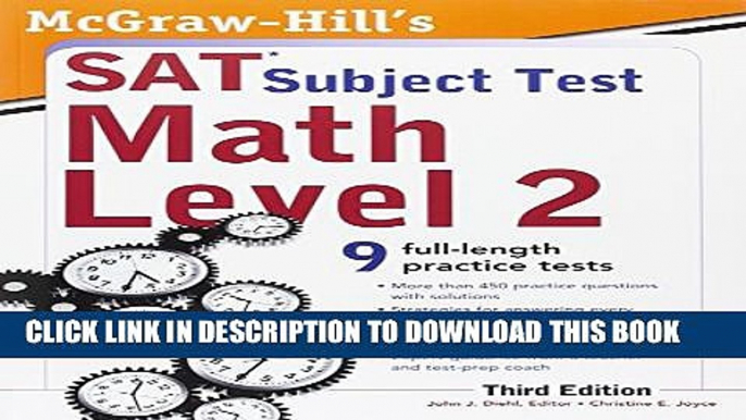 Collection Book McGraw-Hill s SAT Subject Test Math Level 2, 3rd Edition (Sat Subject Tests)