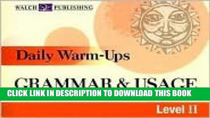 New Book Daily Warm-Ups: Grammar   Usage: Level II (Daily Warm-Ups)