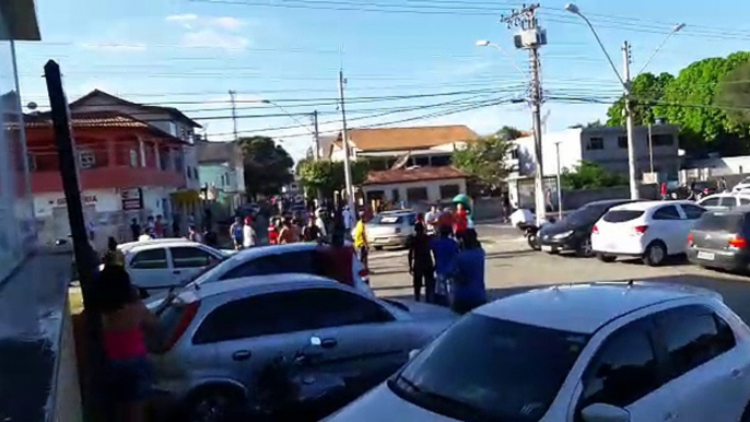 Confusão entre torcidas organizadas na Serra