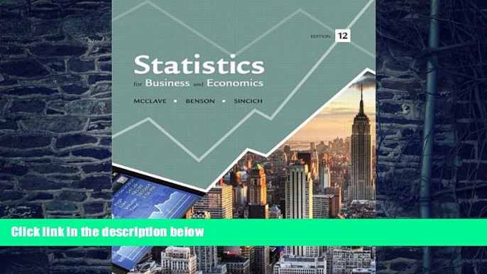 Big Deals  Statistics for Business and Economics (12th Edition)  Free Full Read Most Wanted