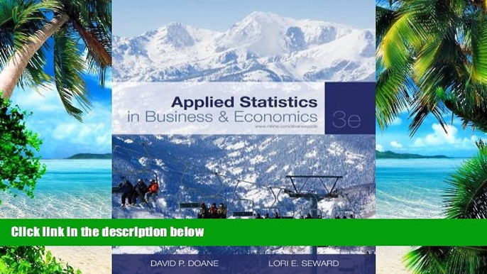 Big Deals  Loose-leaf Version Applied Statistics in Business   Economics  Best Seller Books Best