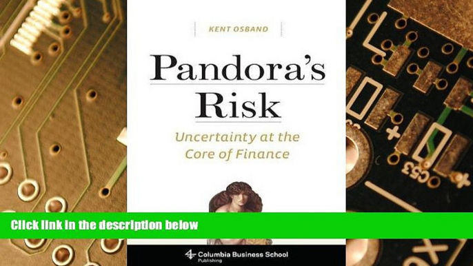 Big Deals  Pandora s Risk: Uncertainty at the Core of Finance (Columbia Business School