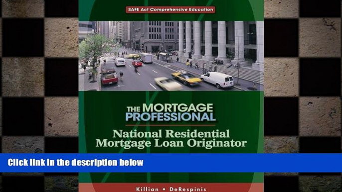 EBOOK ONLINE  National Residential Mortgage Loan Originator: SAFE Act Comprehensive Education