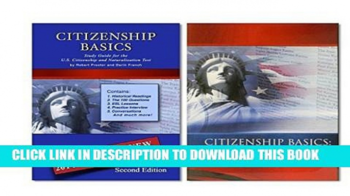 Collection Book New Citizenship Basics Textbook, DVD, and Audio CD U.S. Naturalization Test Study