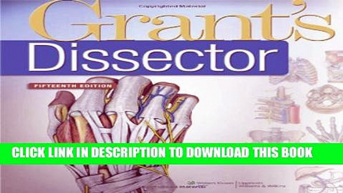 Collection Book Grant s Dissector (Tank, Grant s Dissector) 15th edition