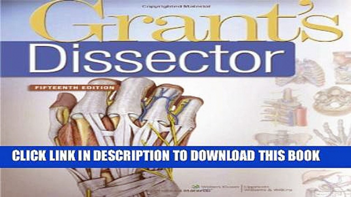 New Book Grant s Dissector (Tank, Grant s Dissector) 15th edition