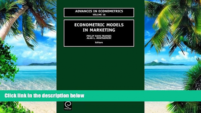 Big Deals  Econometric Models in Marketing (Advances in Econometrics) (Advances in Econometrics)