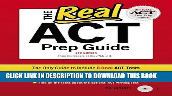 Collection Book The Real ACT (CD) 3rd Edition (Official Act Prep Guide)